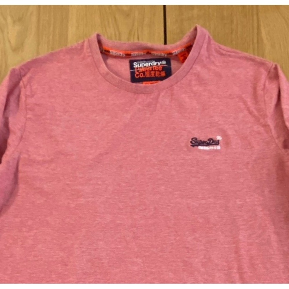 Superdry Collective Tee Shirt‎ Mens XL Long Sleeve Red Logo